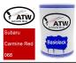 Preview: Subaru, Carmine Red, 068: 500ml Lackdose, von ATW Autoteile West.